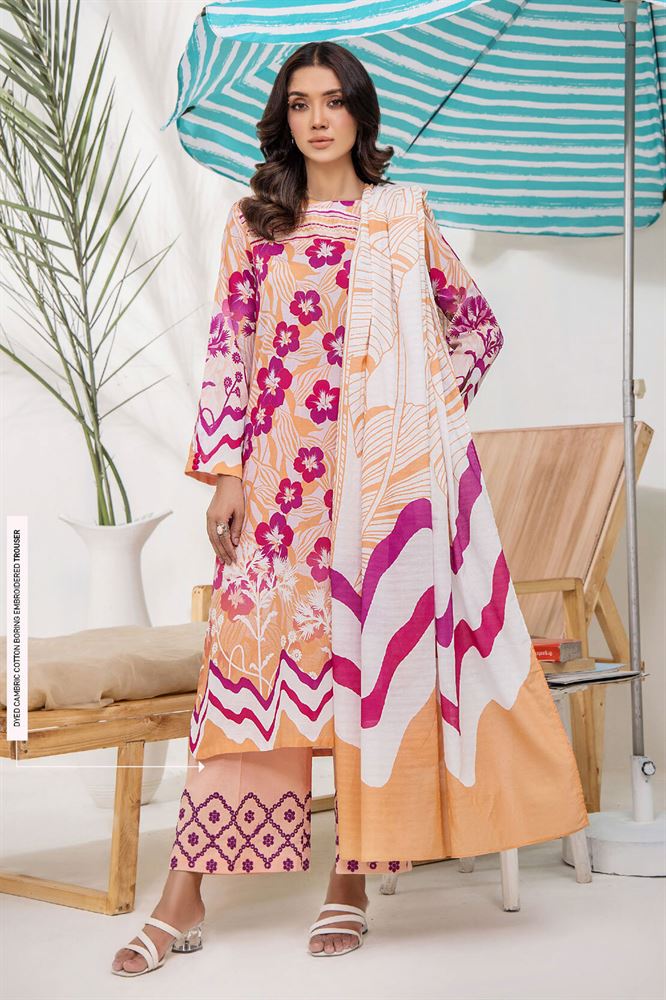 Amel Unstitched 3pc Collection - Bold and Beautiful